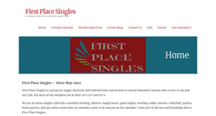 Desktop Screenshot of firstplacesingles.org